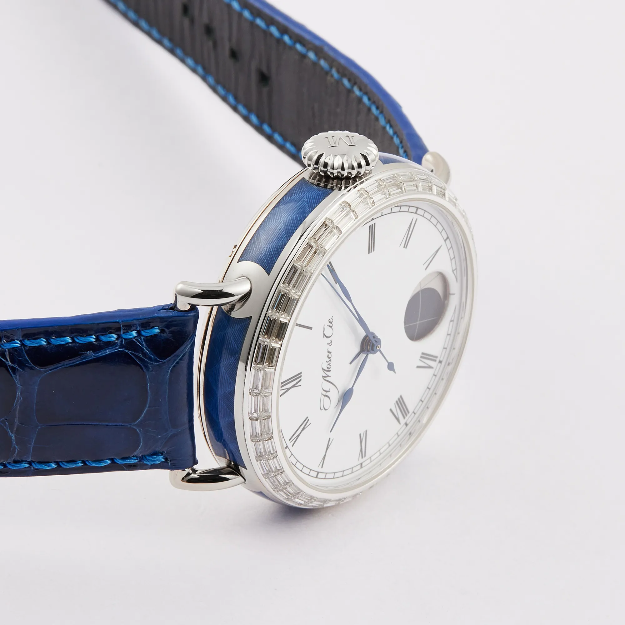 H. Moser & Cie. 8801-0201 42mm White gold White 4