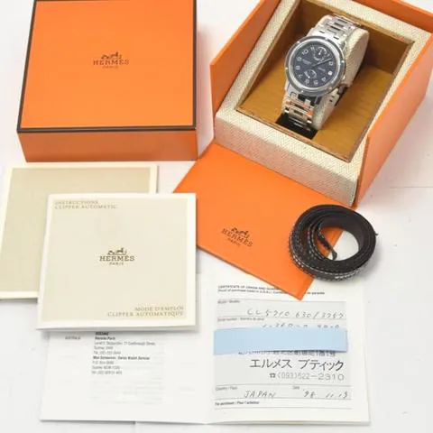 Hermès Clipper CL5.710 36mm Stainless steel Blue 8