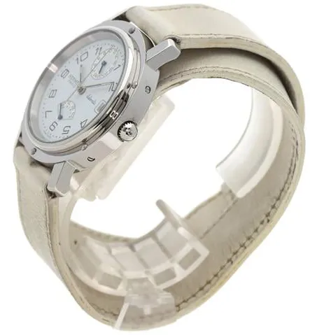 Hermès Clipper CL5.710 36mm Stainless steel White