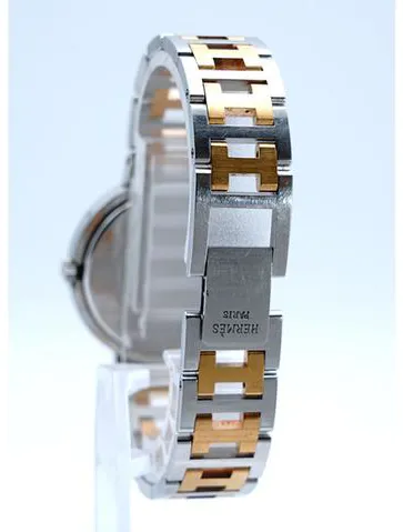 Hermès Clipper エルメス クリッパー 30mm Yellow gold and Stainless steel Ivory 4