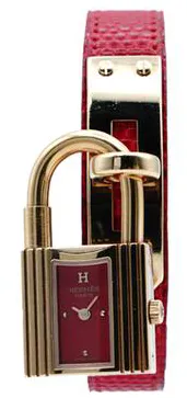 Hermès KE1.201 20mm Yellow gold Red 1