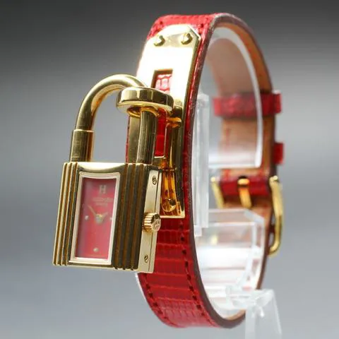 Hermès Kelly 20mm Stainless steel Red 2