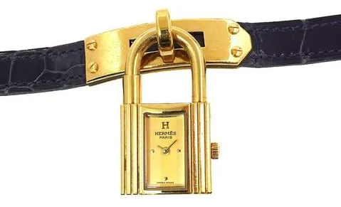 Hermès Kelly 20mm Yellow gold and Stainless steel Gold