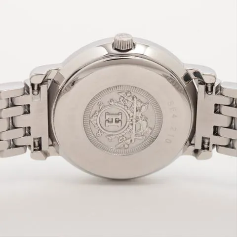 Hermès 24mm Stainless steel White 5