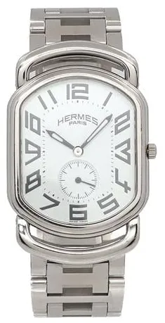 Hermès 38mm Stainless steel White