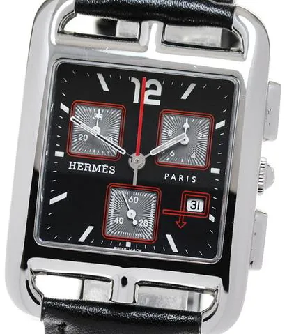 Hermès 31mm Stainless steel Black