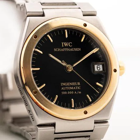 IWC Ingenieur 3508 34mm Yellow gold Black 1