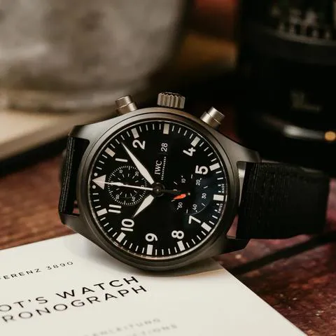 IWC Pilot Chronograph Top Gun IW389001 44mm Ceramic Black 1