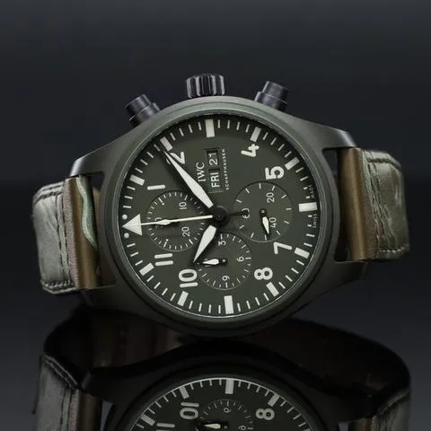 IWC Pilot Chronograph Top Gun IW389106 44.5mm Ceramic Green 3