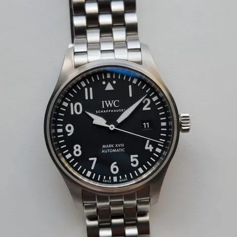 IWC Pilot Mark IW327015 40mm Stainless steel Black