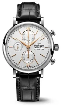 IWC Portofino Chronograph IW391031 42mm Stainless steel Silver