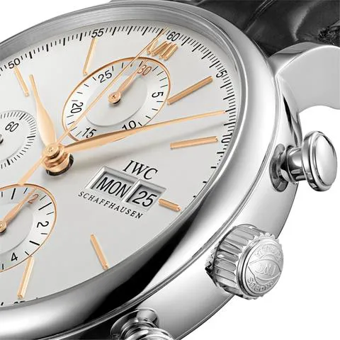 IWC Portofino Chronograph IW391031 42mm Stainless steel Silver 6