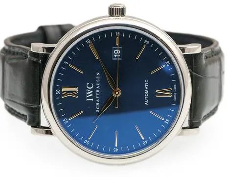 IWC Portofino IW356523 40mm Stainless steel Blue 3