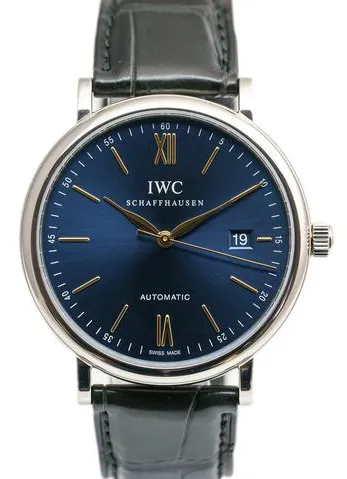 IWC Portofino IW356523 40mm Stainless steel Blue 8