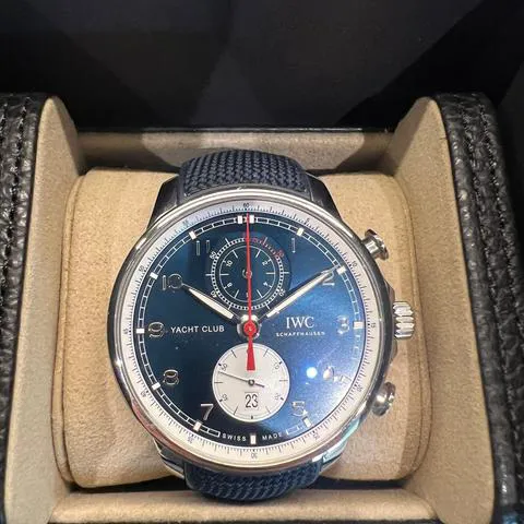 IWC Portugieser IW390704 Stainless steel Blue 3