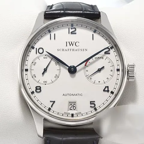 IWC Portugieser IW500107 42mm Stainless steel Silver