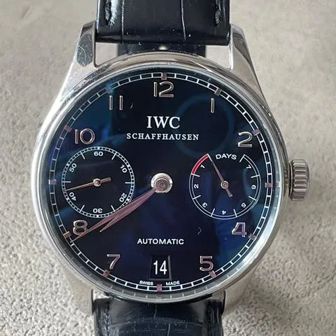 IWC Portugieser IW500109 42mm Stainless steel Black