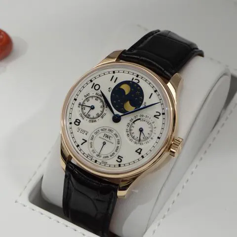 IWC Portuguese Perpetual Calendar IW503405 44mm Rose gold White 4