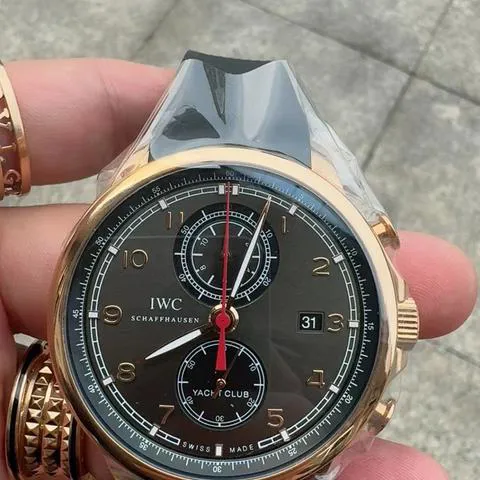 IWC Portuguese Yacht Club Chronogr IW390505 43.5mm Rose gold Gray 3