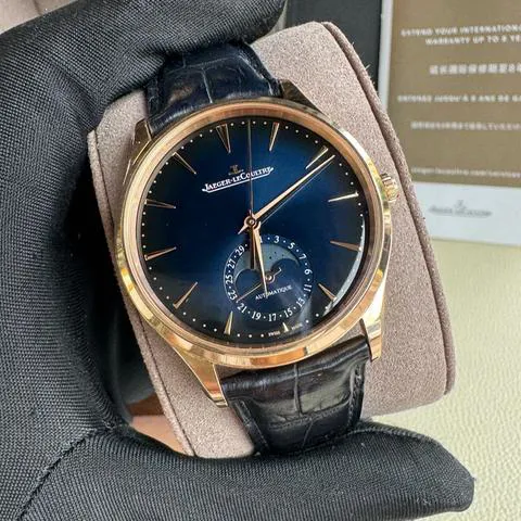 Jaeger-LeCoultre Master Ultra Thin Q1362580 39mm Rose gold Blue