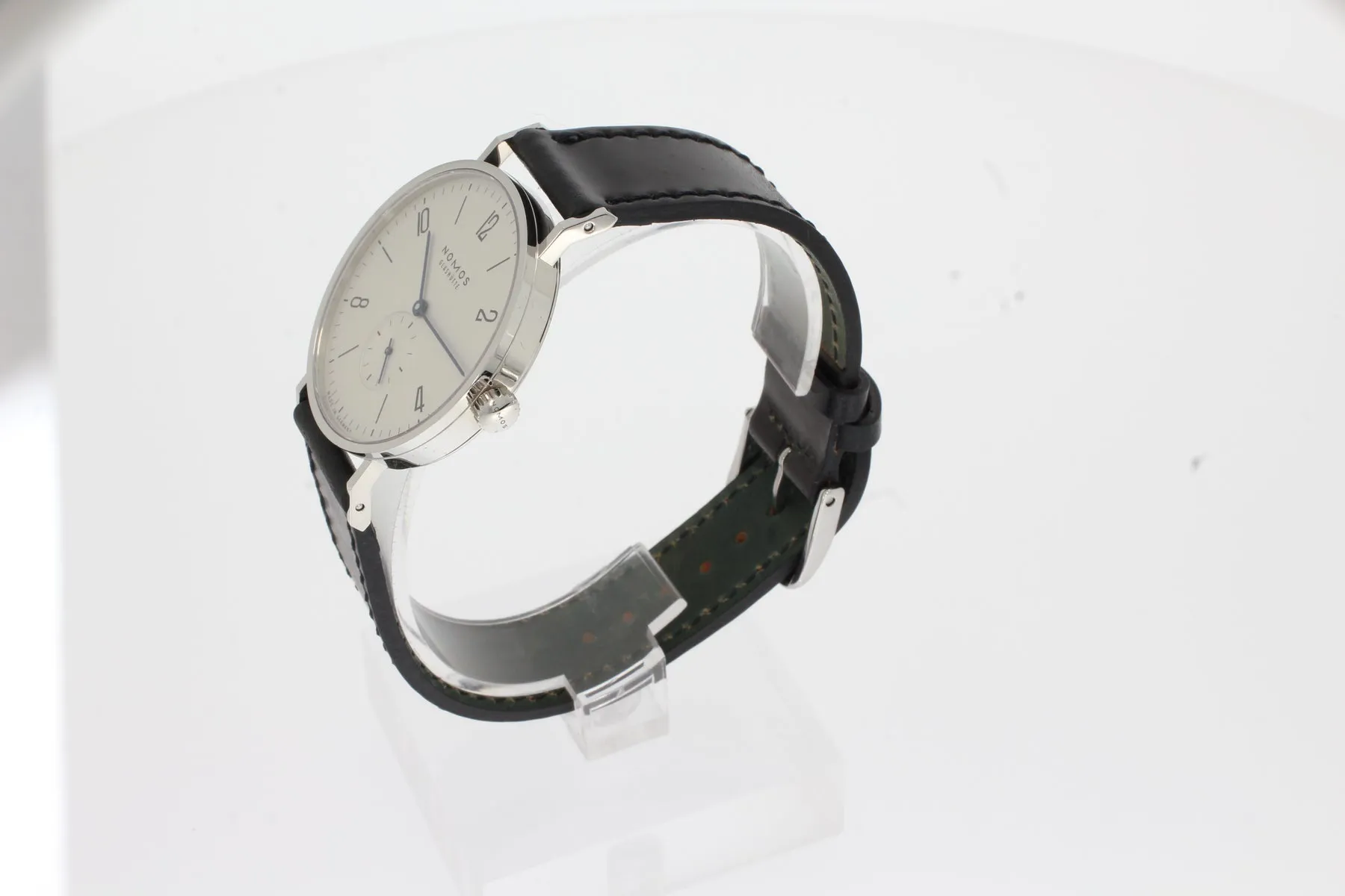 NOMOS Tangente 164 37.5mm Stahl galvanized, white silver plated 1