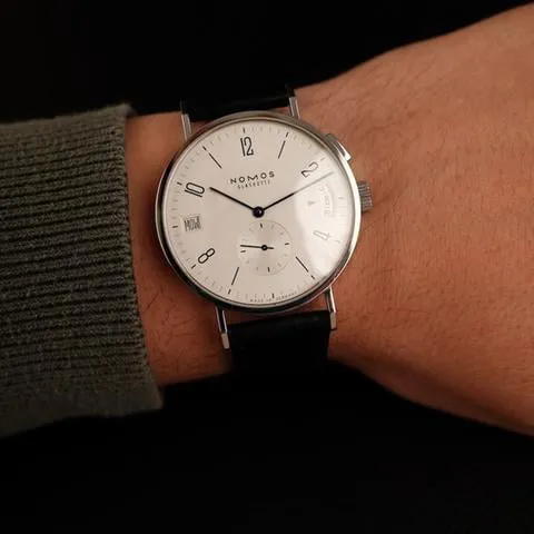 NOMOS Tangomat 635 40mm Stainless steel Weiß, 11