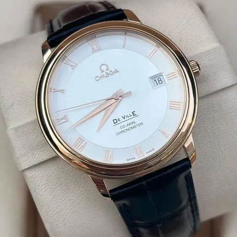 Omega De Ville 4678.31.02 36.5mm Rose gold Silver 1