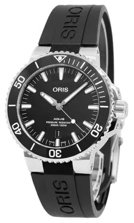 Oris Aquis 01 733 7730 4134-07 4 24 64EB 43.5mm Stainless steel Black