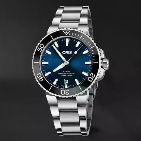 Oris Aquis 01 733 7730 4135-07 8 24 05PEB 43mm Stainless steel Blue