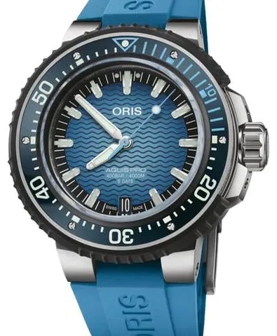 Oris Aquis 01 400 7777 7155 49mm Blue