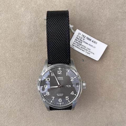 Oris Big Crown ProPilot Day Date 01 752 7698 4063-07 8 22 19 45mm Stainless steel Gray