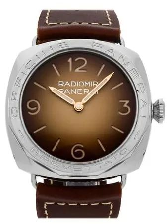 Panerai Radiomir PAM 00687 47mm Stainless steel Brown