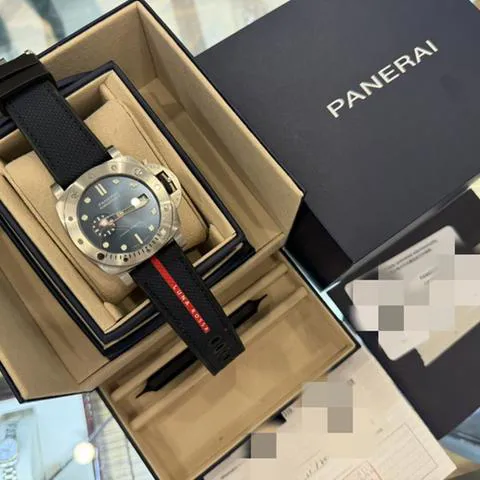 Panerai Submersible PAM 01391 44mm Stainless steel Blue 1