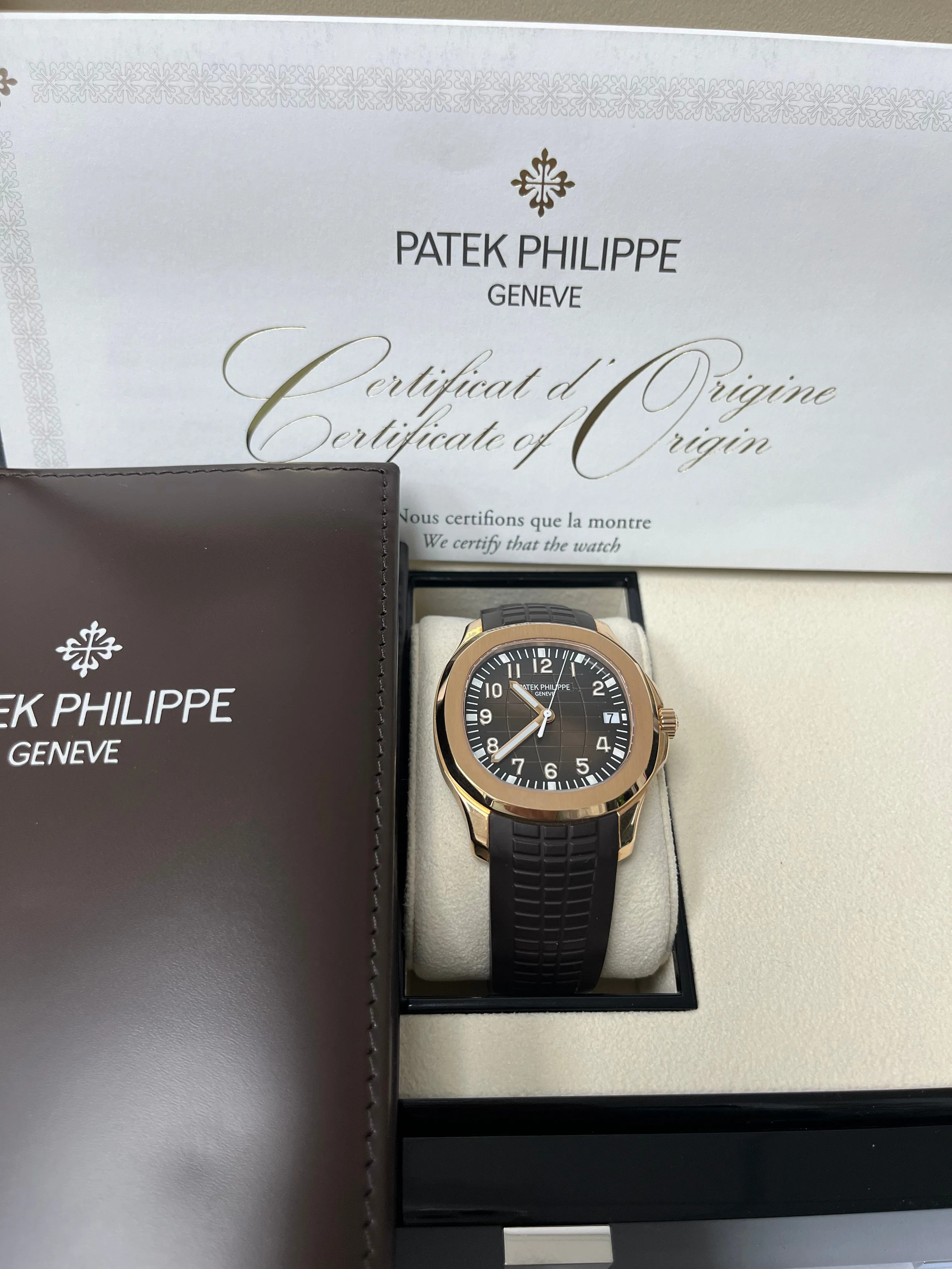 Patek Philippe Aquanaut 5167R-001 40mm Rose gold and 18k rose gold Brown 1