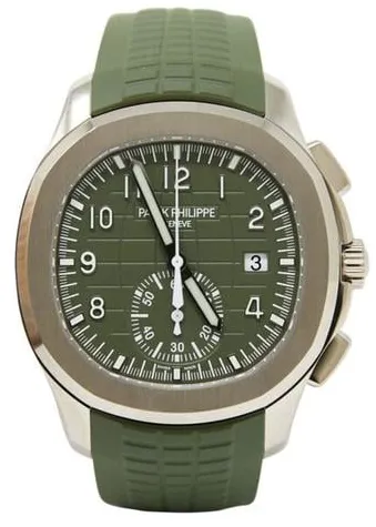 Patek Philippe Aquanaut 5968G-010 42mm White gold Green 1