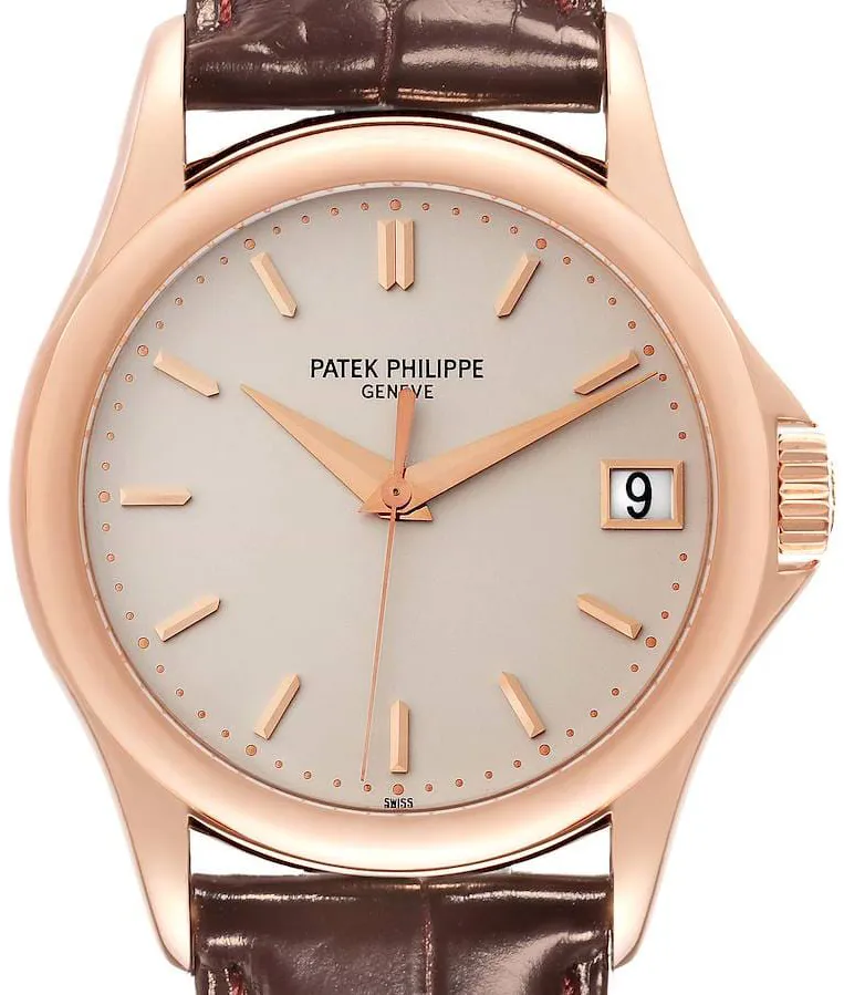 Patek Philippe Calatrava 5127R-001 37mm Rose gold Silver