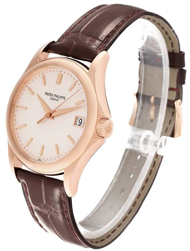 Patek Philippe Calatrava 5127R-001 37mm Rose gold Silver 1