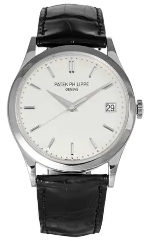 Patek Philippe Calatrava 5296G-010 38mm White gold Silver