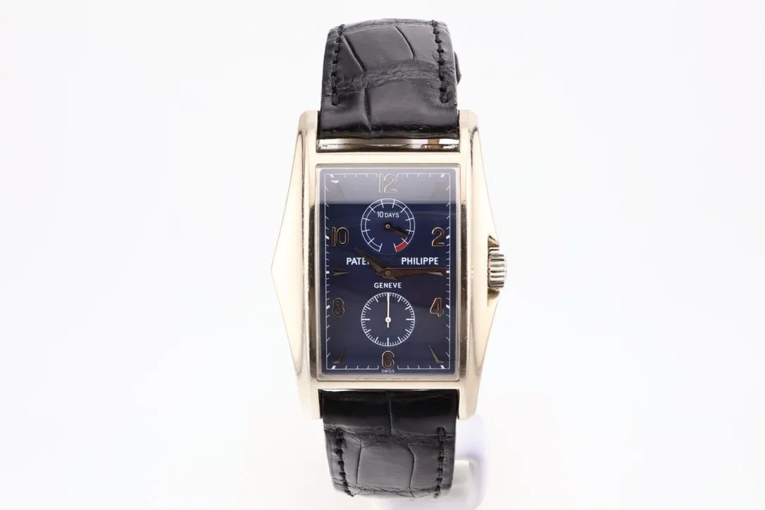 Patek Philippe Gondolo 5100G-001 30mm White gold Blue