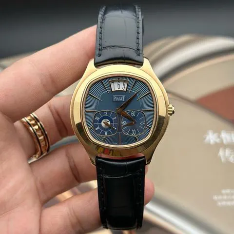 Piaget Emperador G0A33015 42mm Rose gold Blue