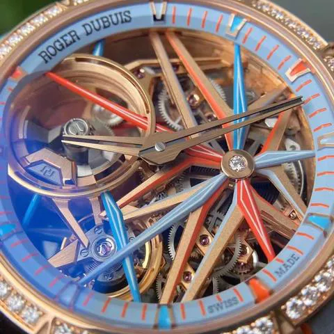 Roger Dubuis Excalibur RDDBEX1037 42mm Rose gold and 18k rose gold Blue 1