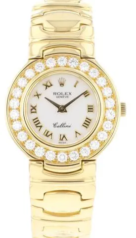 Rolex Cellini 5189 26mm Yellow gold White