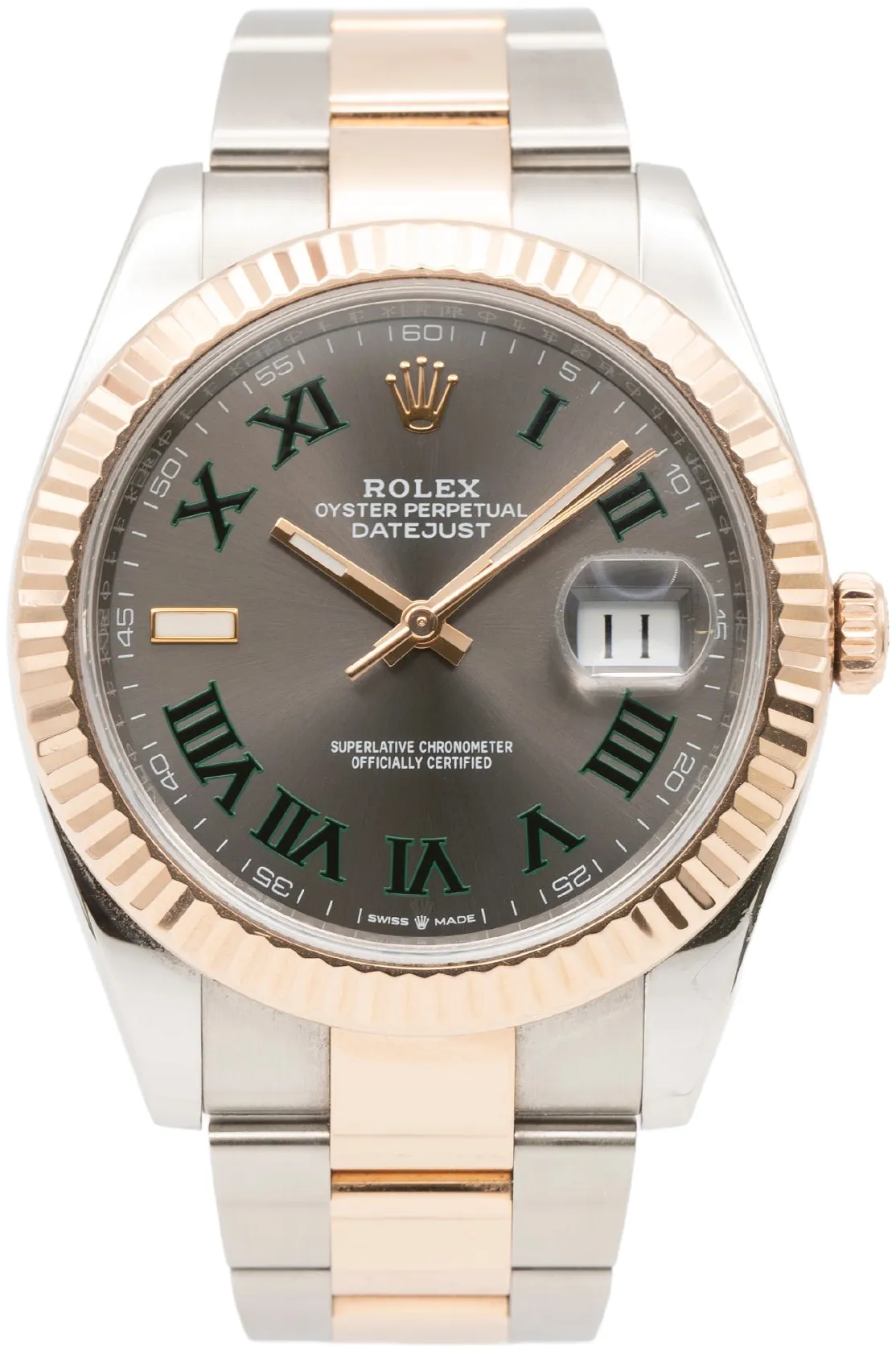 Rolex Datejust 41 126331 41mm Rose gold and Stainless steel Gray