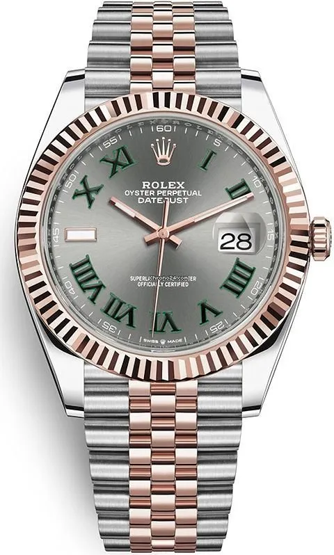 Rolex Datejust 41 126331 41mm Rose gold and Stainless steel Gray