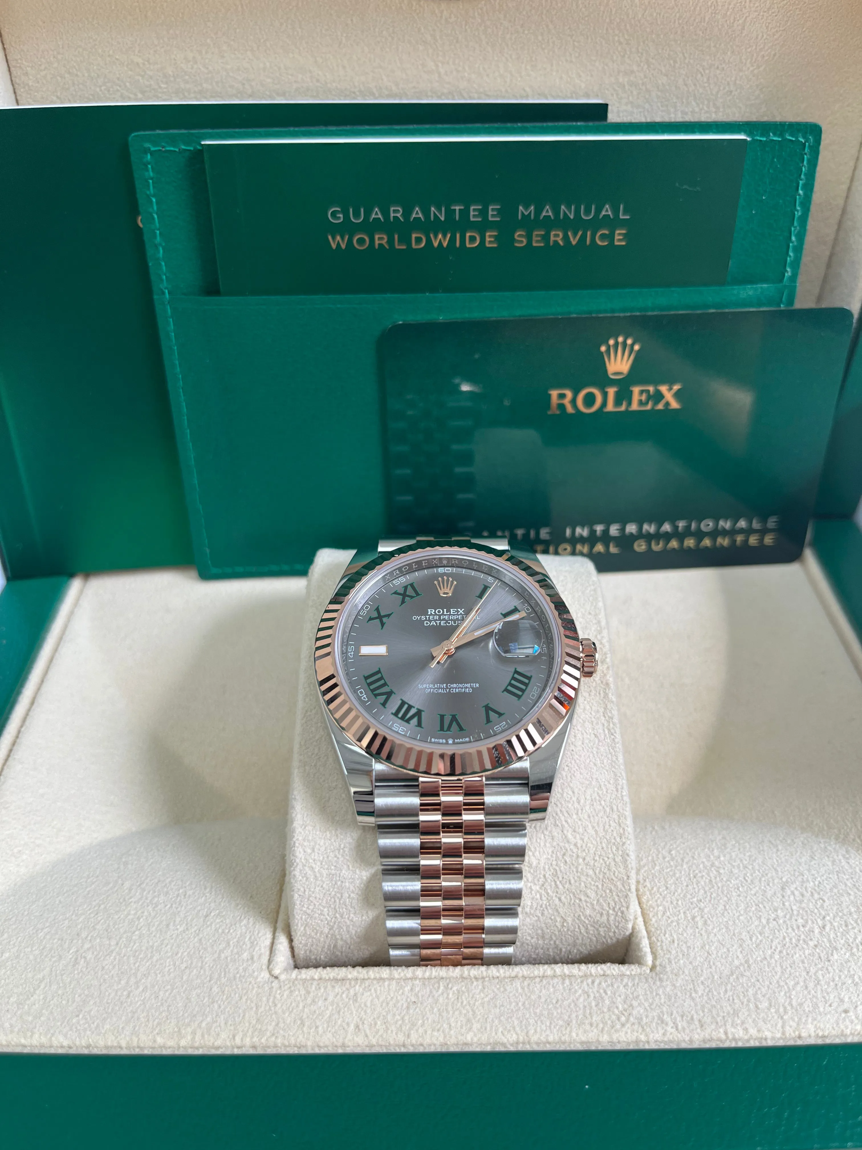 Rolex Datejust 41 126331 41mm Rose gold and Stainless steel Gray 1