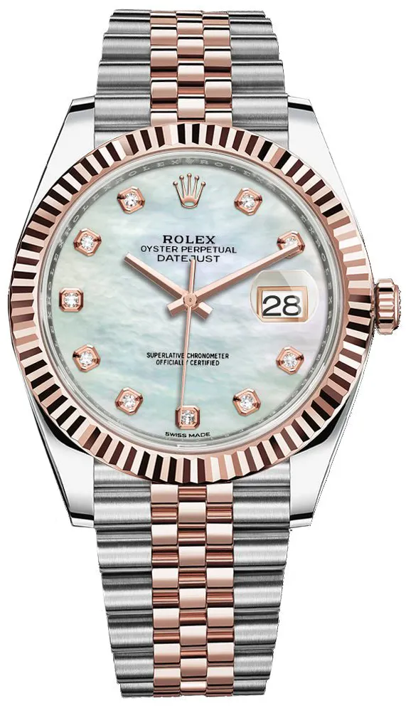 Rolex Datejust 41 126331 41mm Rose gold and Stainless steel Jubilee