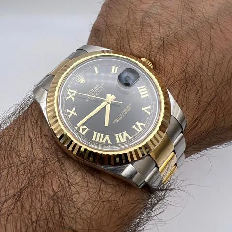 Rolex Datejust II 116333 41mm Yellow gold and Stainless steel Black 2