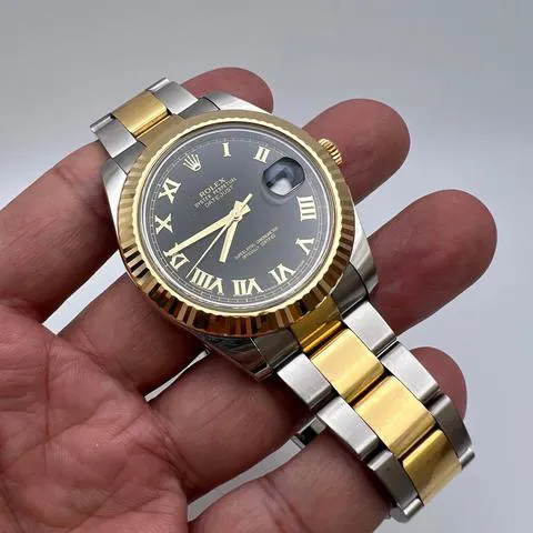 Rolex Datejust II 116333 41mm Yellow gold and Stainless steel Black 3