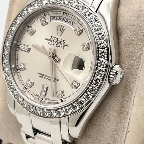 Rolex Day-Date 18946 39mm Platinum Silver 3