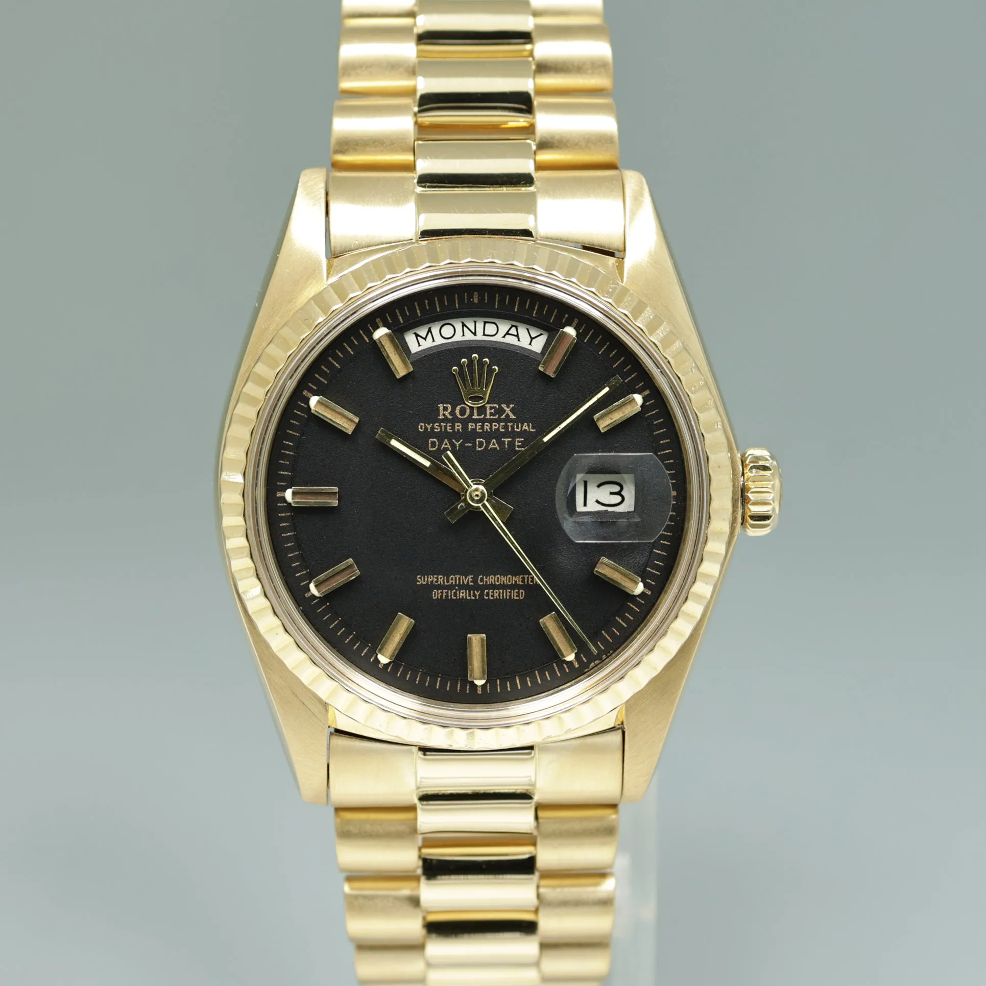 Rolex Day-Date 36 1803 36mm Yellow gold Black 2